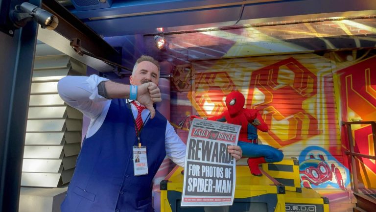 J. Jonah Jameson Confront Spider-Man At Disneyland!