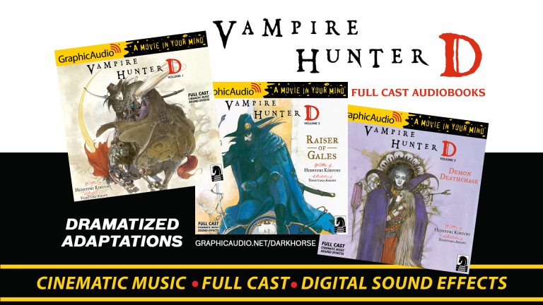 3 Volume Vampire Hunter D Audiobook Coming!