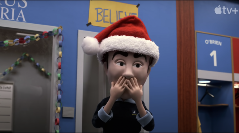 “Ted Lasso” Loses Mustache in Claymation Christmas Short
