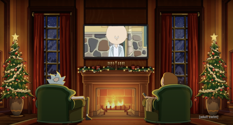 “Rick & Morty” Release Very Merry Rickmas Yule Log Video