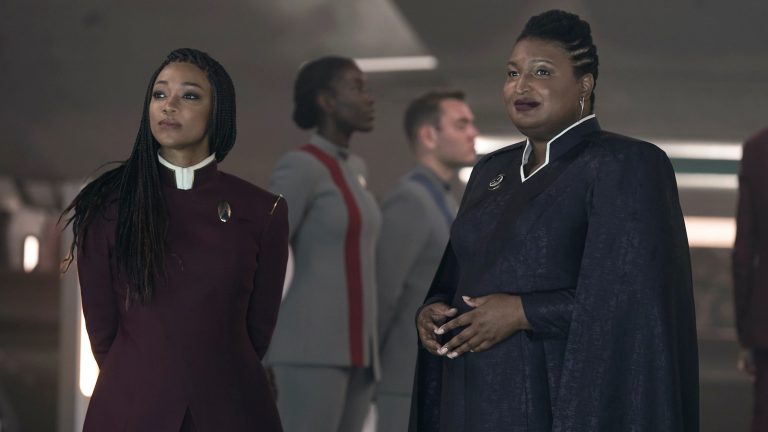 Stacey Abrams was President of United Earth on “Star Trek: Discovery”