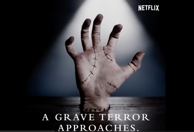 Netflix Teases Upcoming “Wednesday” Series with Thing!