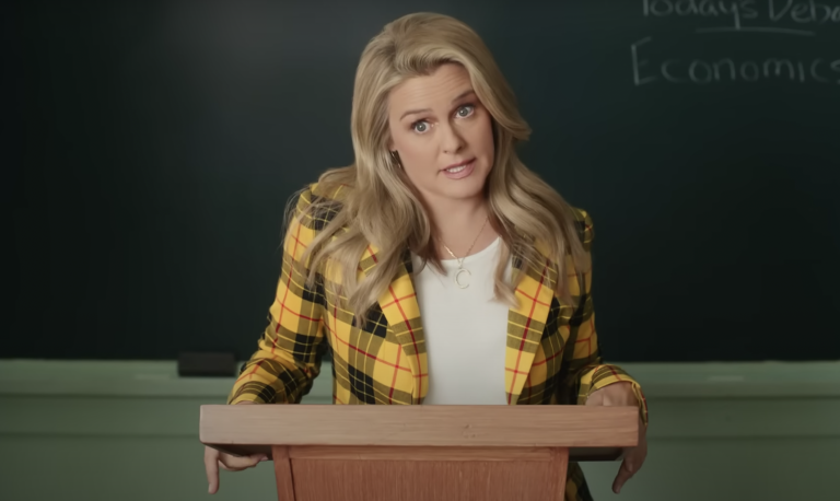 Alicia Silverstone Returns in “Clueless” Yellow Plaid