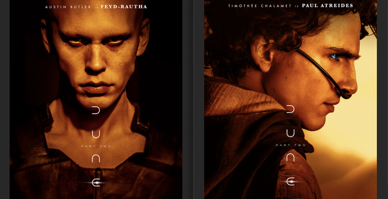 New Character Posters for “Dune Part Two” Released