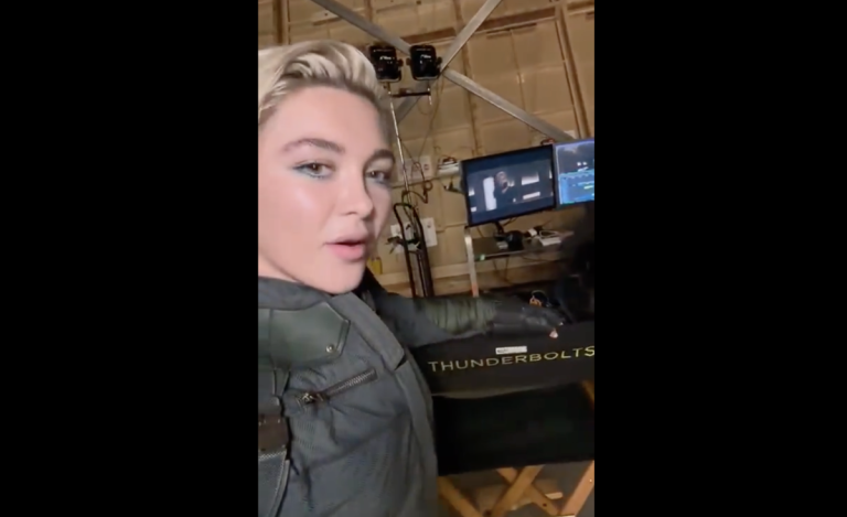 Florence Pugh Takes Us On “Thunderbolts” Set Tour