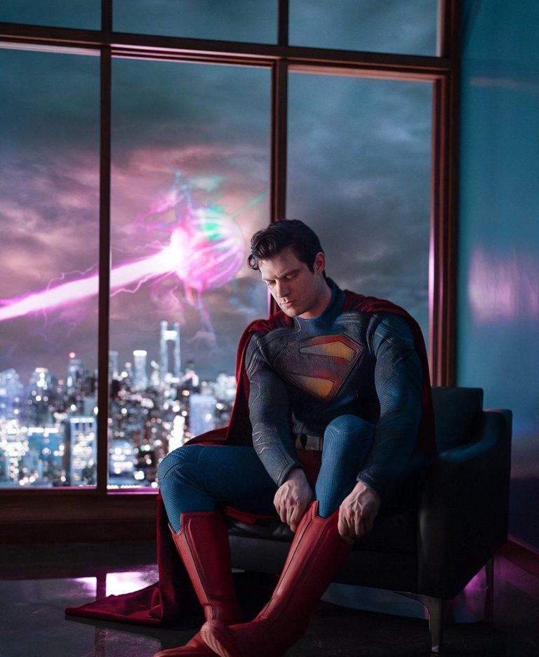 James Gunn Reveals First Look at David Corenswet as Superman