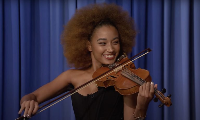 “The Acolyte” Star Amandla Stenberg Plays “Star Wars” Theme