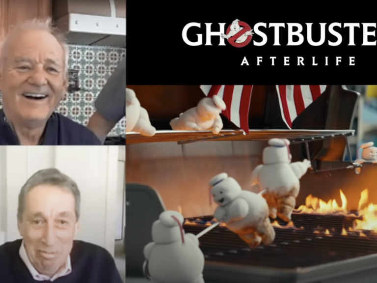 Bill Murray LOVES the “Ghostbusters: Afterlife” Mini-Pufts