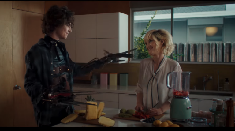 Super Bowl LV: Timothée Chalamet as the son of Edward Scissorhands