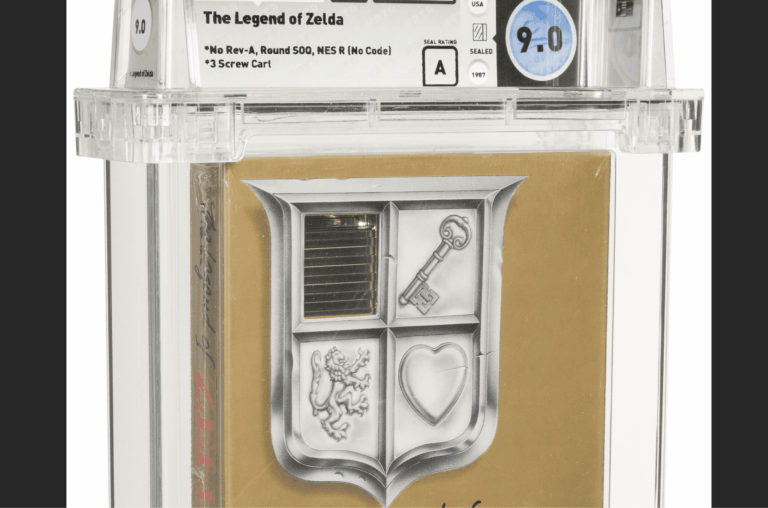 Sealed, Slabbed NES Zelda Cartridge Selling for $87k?!