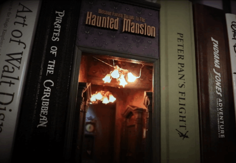 This Haunted Mansion Book Nook Makes Us Miss Disneyland
