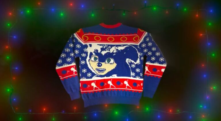 Paramount Giving Away Ugly Sonic the Hedgehog Sweater