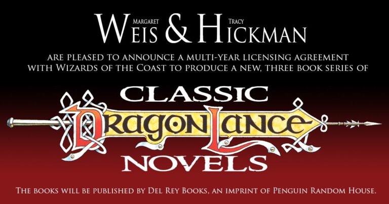 Tracy Hickman, Margaret Weis Working on NEW Dragonlance Series!!