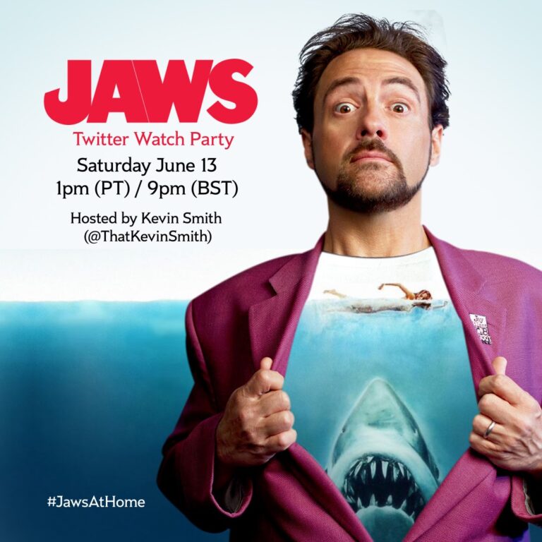 Kevin Smith Announces “Jaws” 45th Anniversary Watch-Along!
