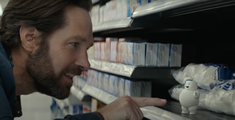 Paul Rudd, Baskin Robbins, and Mini-Pufts in “Ghostbusters: Afterlife” Clip