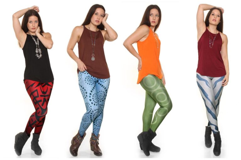 Gold Bubble Clothing Launches Galactic Heads + Tails Leggings Collection