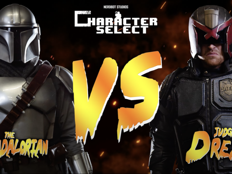The Mandalorian vs. Judge Dredd in “Character Select” Episode 3